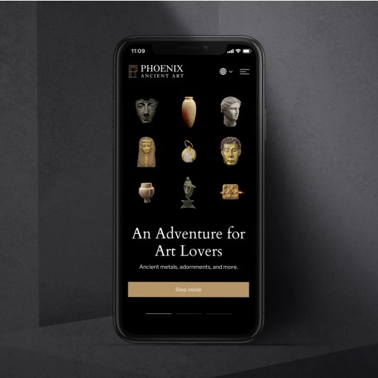 A gallery-worthy redesign for a world-renowned dealer of rare antiquities.